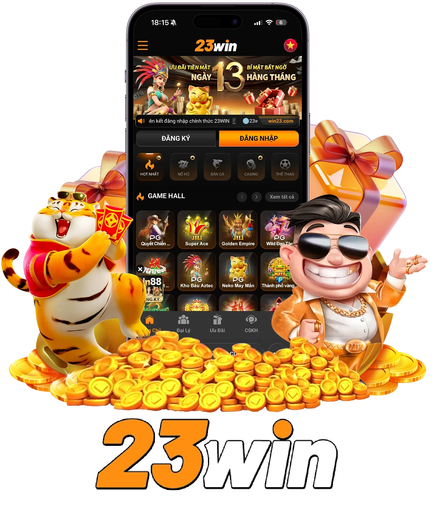 Dịch vụ ứng dụng 23Win trên di động